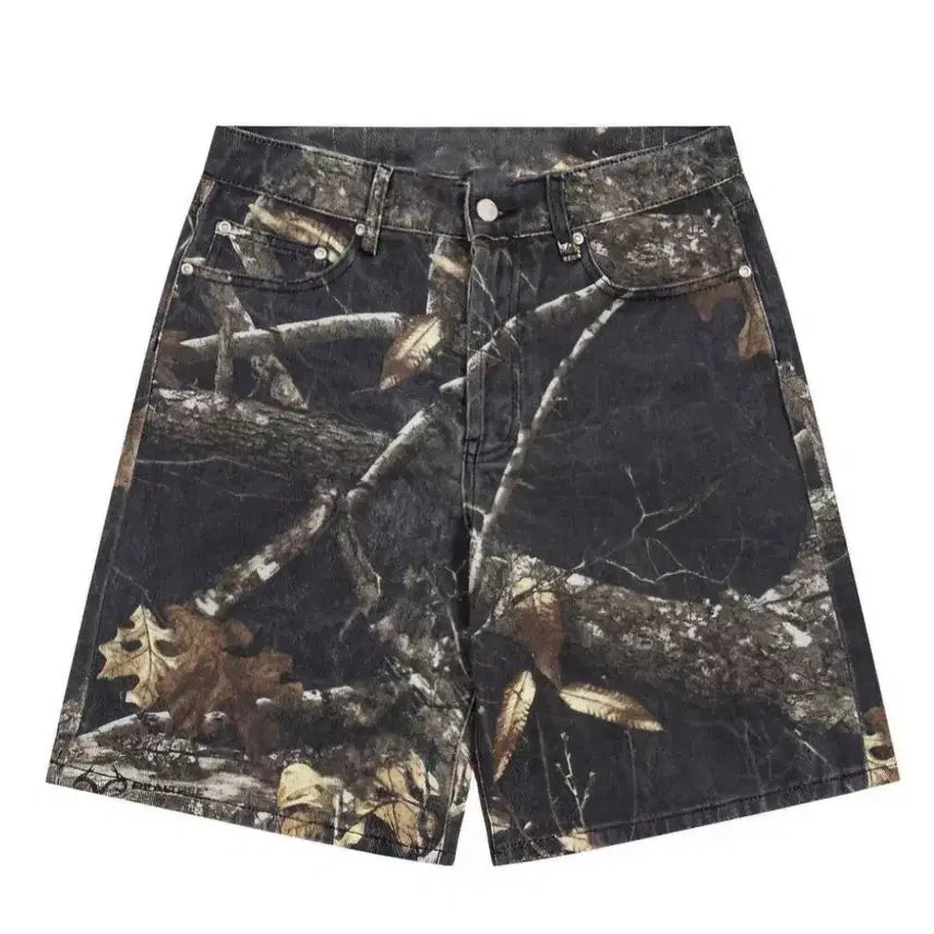 [BUNJANG] Camouflage Cargo Shorts / 카모팬츠