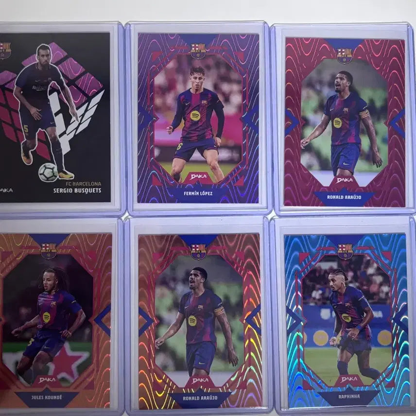 [BUNJANG] FC Barcelona Limited Edition Cards Set (Bojan, etc.) / 부스케츠 등 바르셀로나 한정 카드 6장 랏