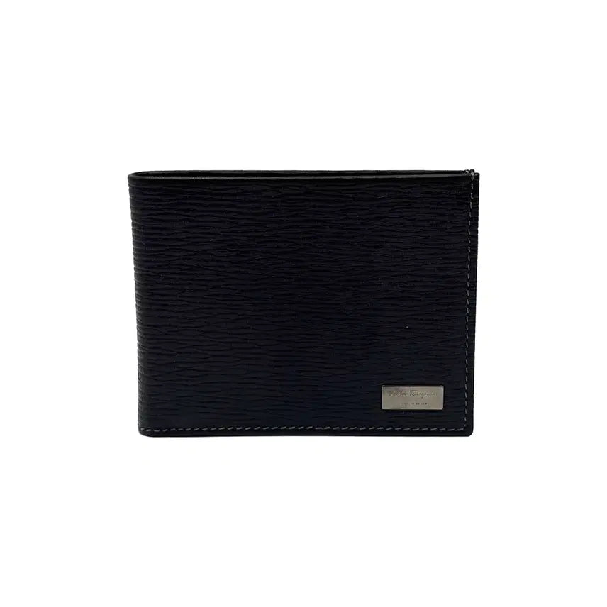[BUNJANG] Ferragamo 0351326 Black Leather Men's Bifold Wallet / 페라가모 Feragamo 0351326 블랙 레더 남성 반지갑
