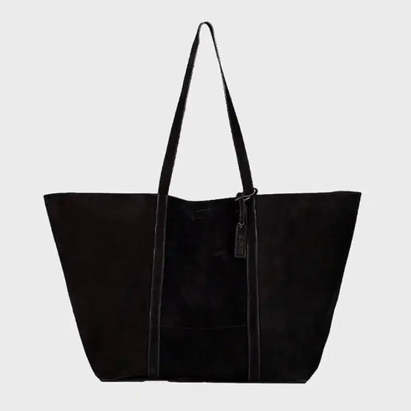 [BUNJANG] Noir Suede Shopper Bag / 노이어스웨이드 쇼퍼백