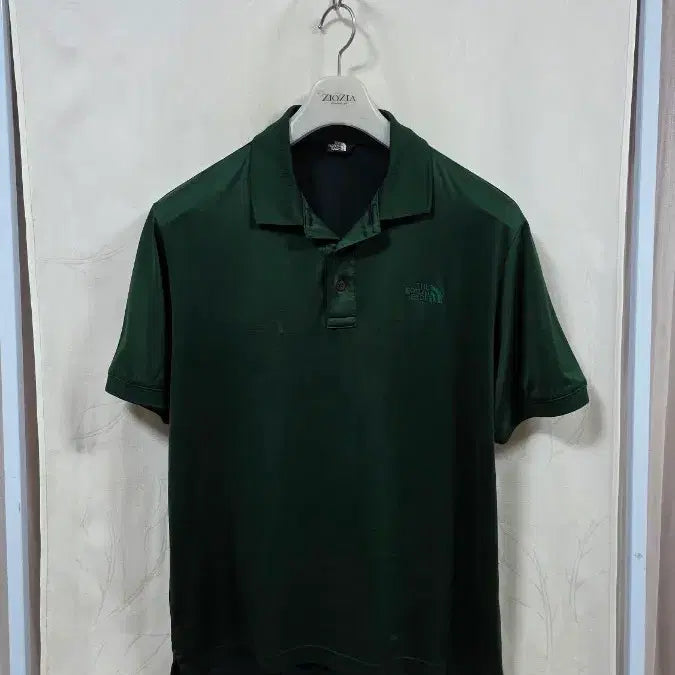 [BUNJANG] The North Face Men's Cool Touch Short-Sleeve Polo T-Shirt (Size 100) / 노스페이스쿨냉감반팔티셔츠(100)