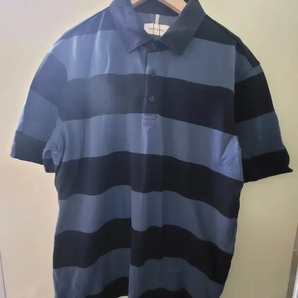 [BUNJANG] Brentwood Striped Collar T-Shirt Size 100 / (새상품/택있음)브렌우드 BRENTWOOD 스트라이프 카라티 100사이즈