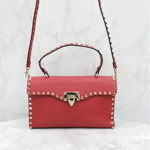[BUNJANG] Valentino Garavani Rockstud Leather Shoulder Bag / 발렌티노 가라바니 락스터드 레더 숄더백 B0181VSF