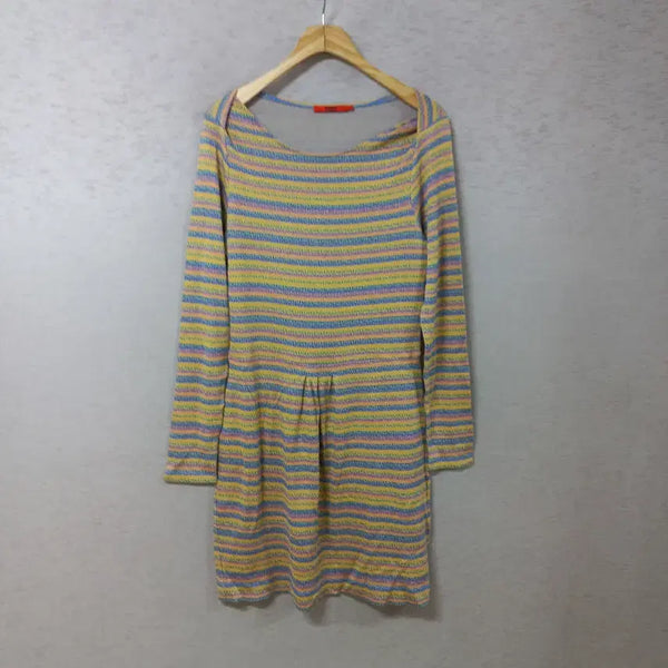 [BUNJANG] Oilily Logo Pattern Dress / B7-9/오일릴리 로고무늬 원피스 여성