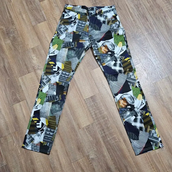 [BUNJANG] Fendi Collage Pattern Pants / 정품 펜디 콜라주 패턴 팬츠