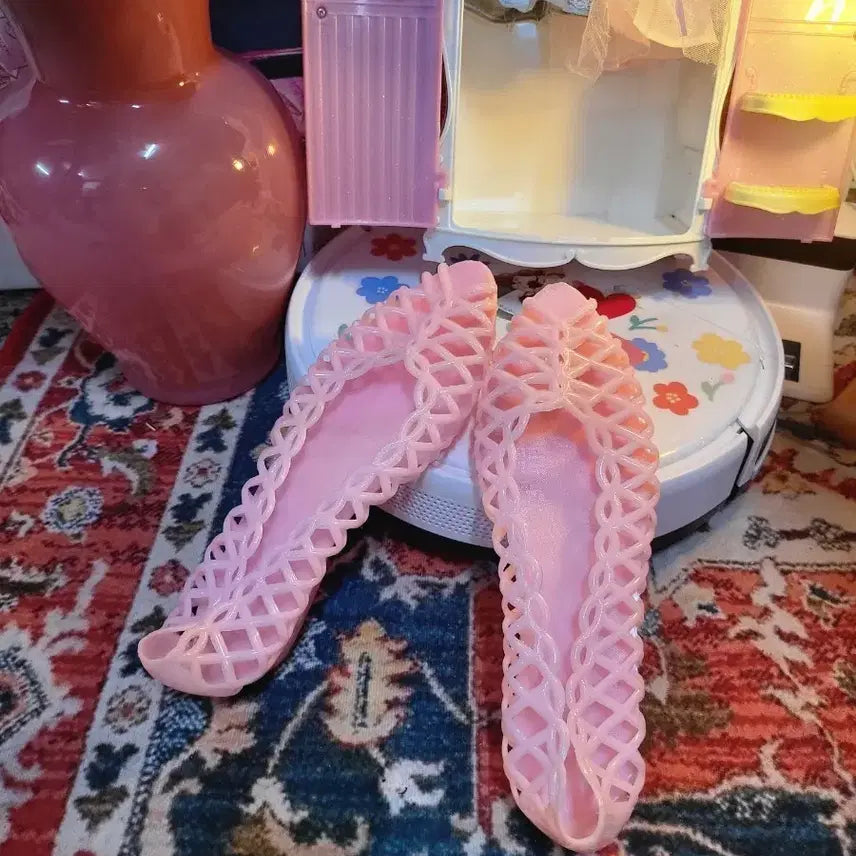 [BUNJANG] Pink Jelly Shoes / 핑크색 젤리슈즈