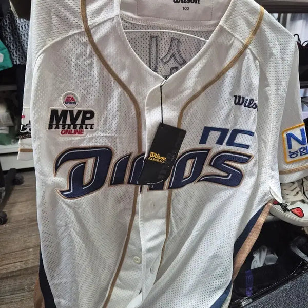 [BUNJANG] Wilson NC Dinos Baseball Uniform (Size 100) / 윌슨 NC 다이노스 야구 유니폼 100미사용.