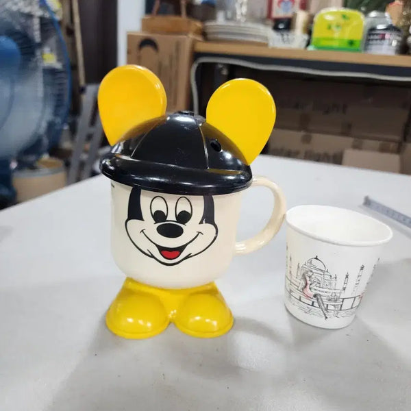 [BUNJANG] Vintage Mickey Mouse Cup / 미국서온 오래된 #미키마우스 컵 높이15.7cm 가로13.5cm