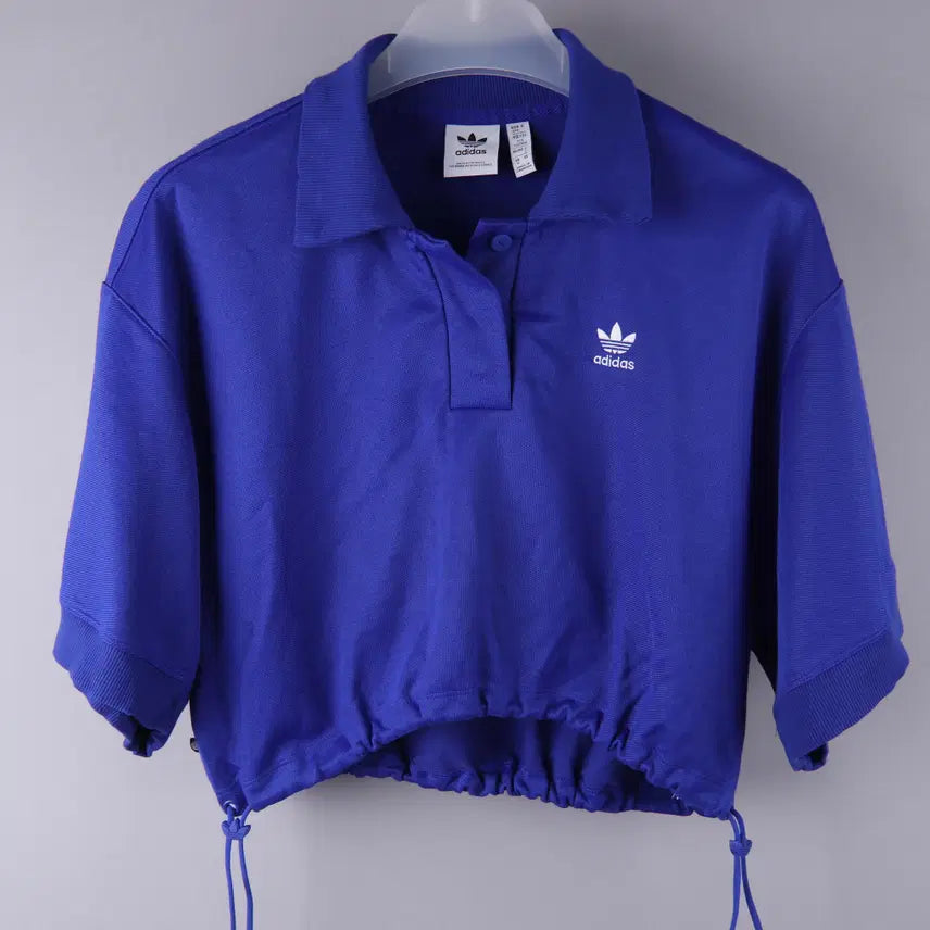 [BUNJANG] Adidas Women's Always Original Polo Crop Shirt (M) / (여성) 아디다스 올웨이즈 오리지널 폴로 크롭 셔츠 (M)