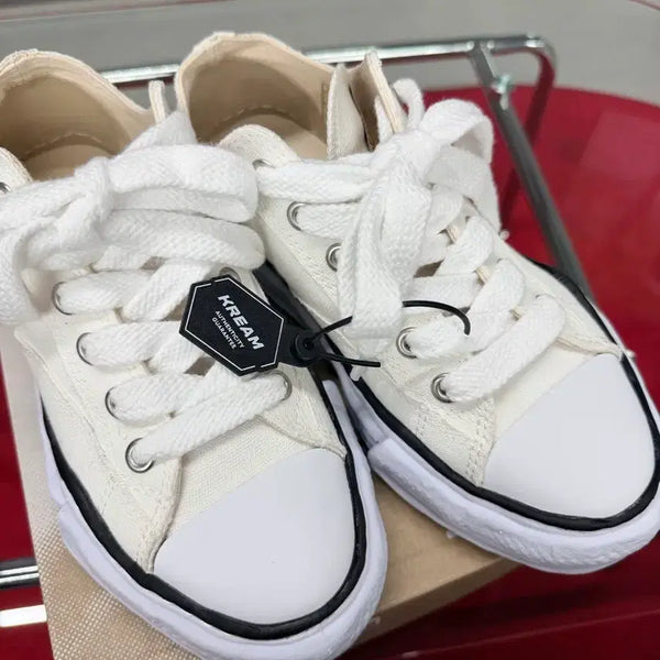 [BUNJANG] Miharayasuhiro White Sneakers / 마하라야스히로 거의새것 실착1회