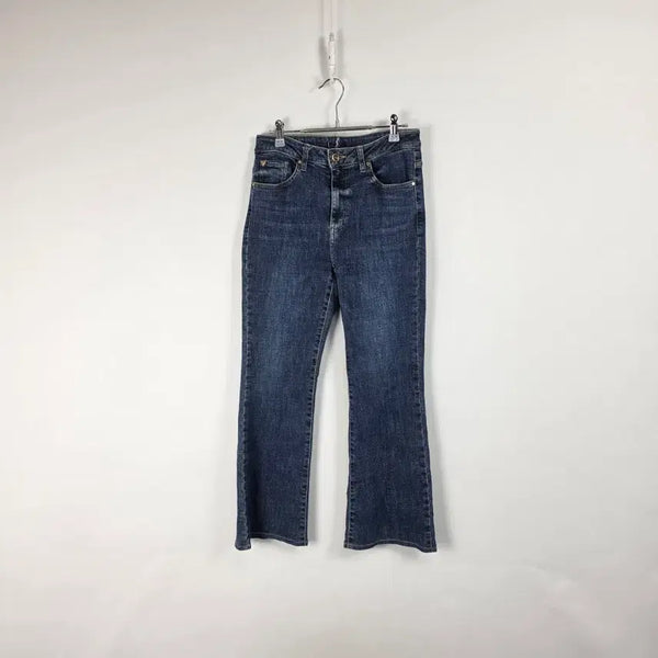 [BUNJANG] Guess Dark Wash Stretch Bootcut Denim Jeans Women's Size 28 / 게스 진청 스판 부츠컷 데님 팬츠 여 28인치 260709