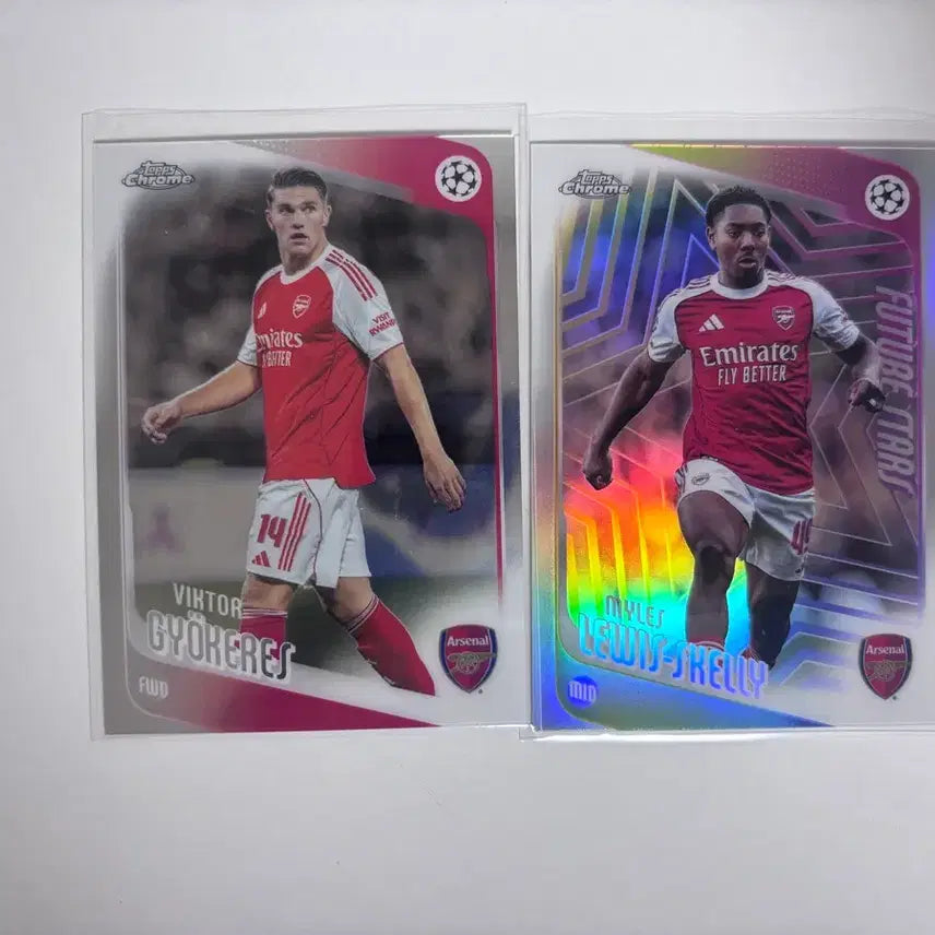 [BUNJANG] Arsenal Tops Chrome Yokeres Skelly Bundle Set / 아스날 탑스크롬 요케레스, 스켈리 일괄