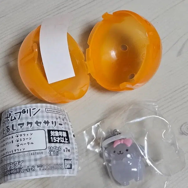 [BUNJANG] Sanrio Pompompurin Macaron Mascot (Sealed) / 미개봉> 폼폼푸린 여자친구 마카롱 메지루시