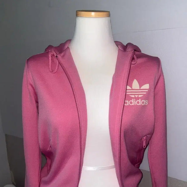 [BUNJANG] Adidas Pink Cropped Jersey / 아디다스 핑크 크롭져지