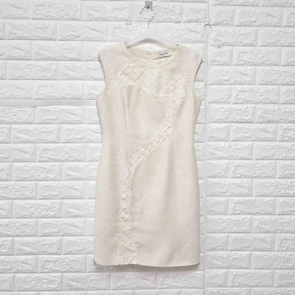 [BUNJANG] M Mojoe Spin White Sleeveless Dress E56 / M 모조에스핀 화이트 민소매 원피스 E56