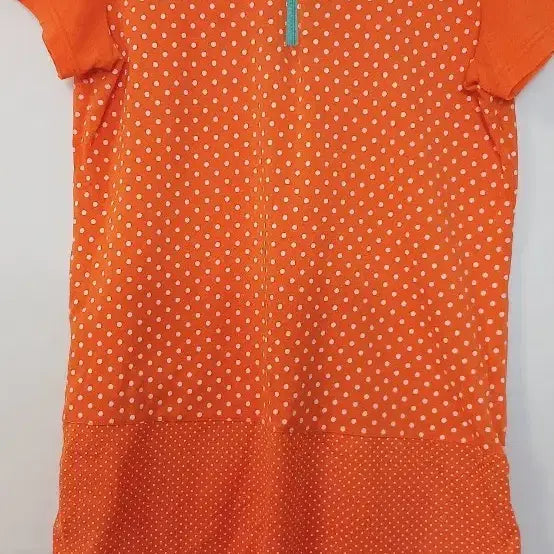 [BUNJANG] Greenjoy Orange Dot Short Sleeve Polo Shirt Size 95 / 그린조이 오렌지 도트 반팔 카라티 95