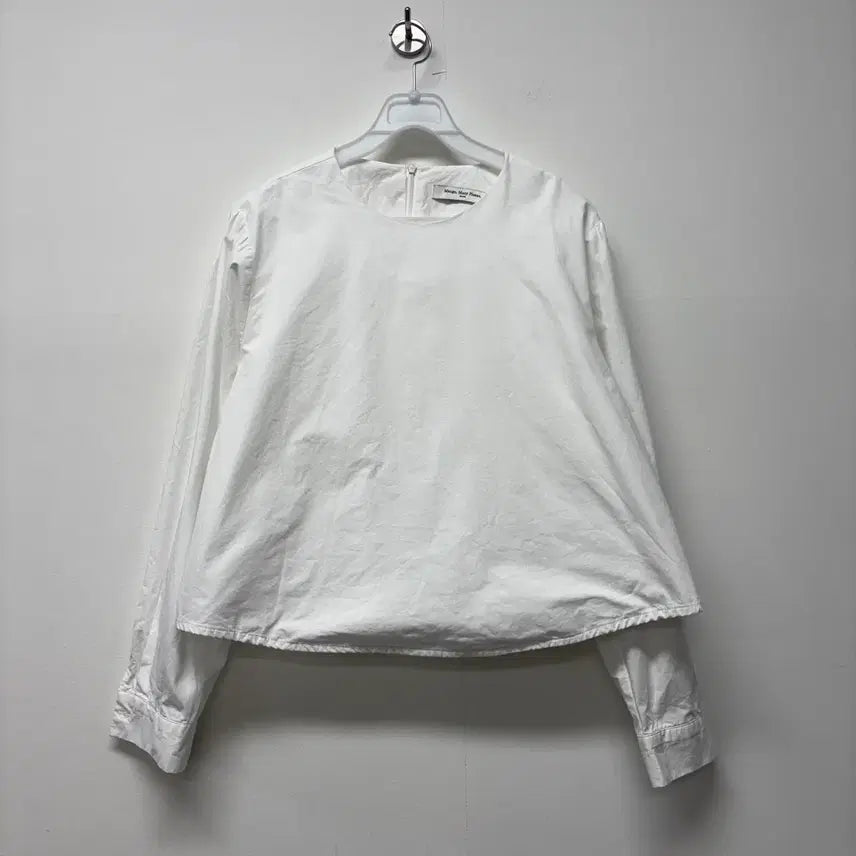 [BUNJANG] Mango Manyplease White Blouse M / 망고매니플리스 화이트 블라우스 M