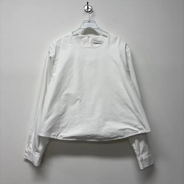 [BUNJANG] Mango Manyplease White Blouse M / 망고매니플리스 화이트 블라우스 M