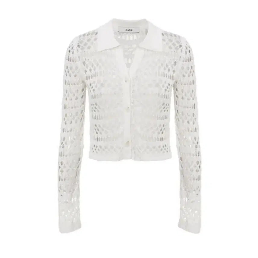 [BUNJANG] Rave See-Through Knit Cardigan (Size S) / (s) 레이브 시스루 니트 가디건