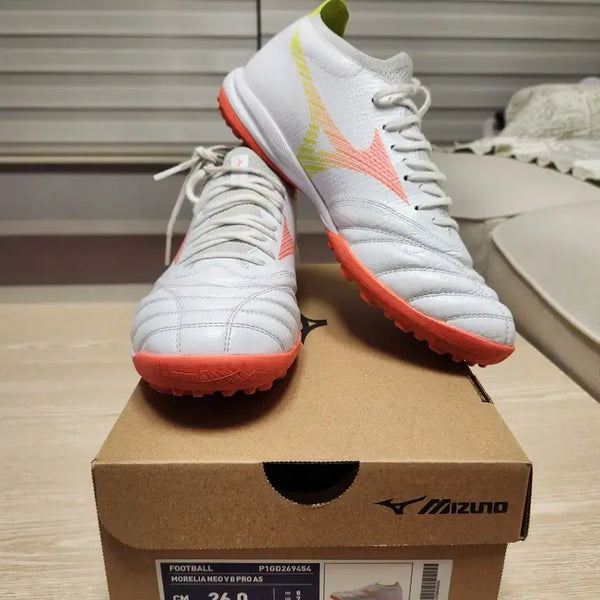 [BUNJANG] Mizuno Morelia Neo 5 (V) Beta Pro AS TF 260 Soccer Cleats / (신상)미즈노 모렐리아 네오5(V) 베타 프로 AS TF 260