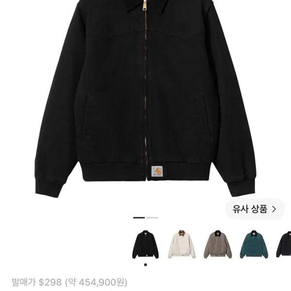 [BUNJANG] Carhartt WIP OG Santa Fe Jacket Black Aged Canvas XL / 칼하트 WIP OG 산타 페 자켓 블랙 에이지드 캔버스 XL
