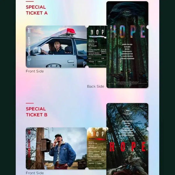 [BUNJANG] Hope Special Ticket Set / 2종 1세트) 호프 스페셜티켓 씨네큐 특전 굿즈