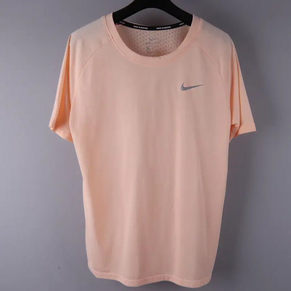 [BUNJANG] Nike Running Short Sleeve T-Shirt Coral (L) / (여성) 나이키 러닝 반팔티 코랄 (L)
