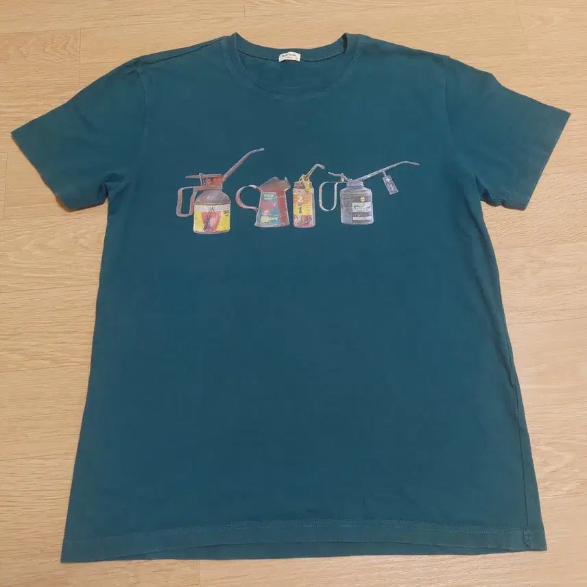 [BUNJANG] Paul Smith Vintage Oil Can Print T-Shirt / 폴 스미스 빈티지 오일캔 프린트 반팔 티셔츠 S