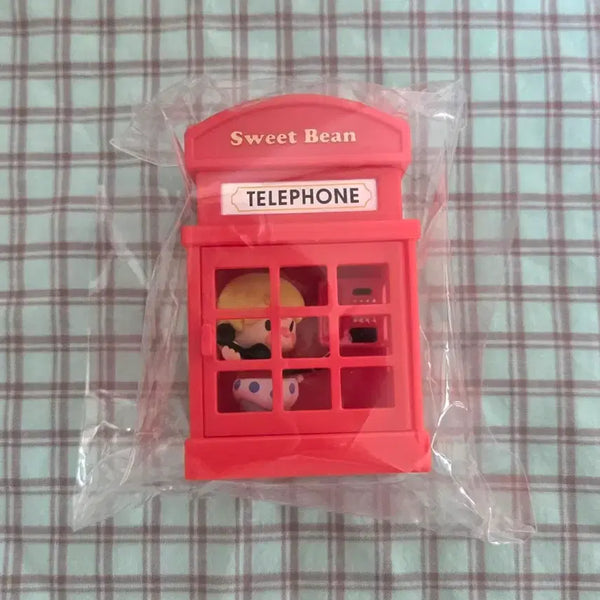 [BUNJANG] Pop Mart Sweet Bean I'm Here Phone Booth Figure / 팝마트 스위트빈 아이엠히어 전화부스 피규어