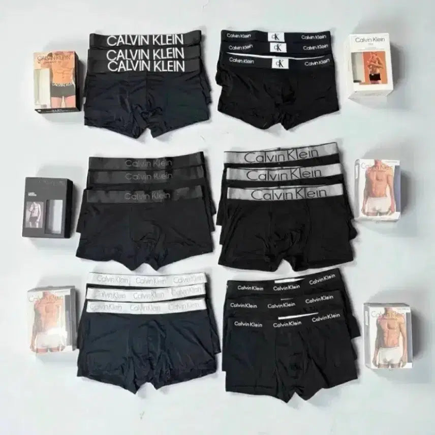 [BUNJANG] Calvin Klein 3-Pack Boxer Briefs Set / 캘빈클라인 3장 1세트 2만원