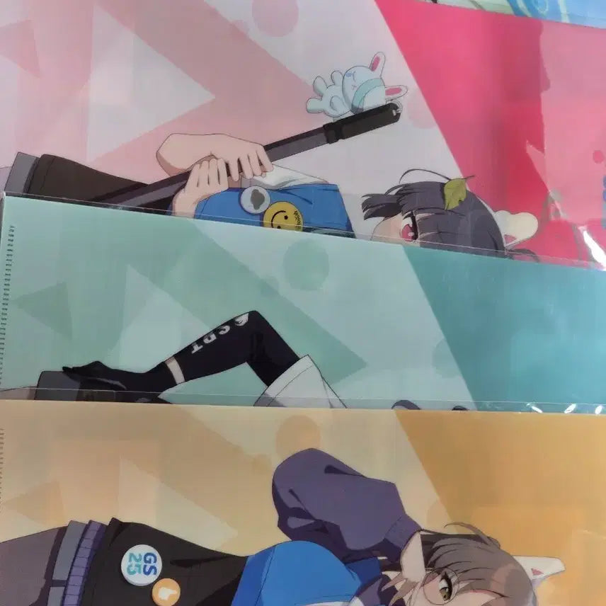 [BUNJANG] Blue Archive GS Collaboration Clear File Set (4 Types) / 블루아카이브 gs 콜라보 클리어파일 4종