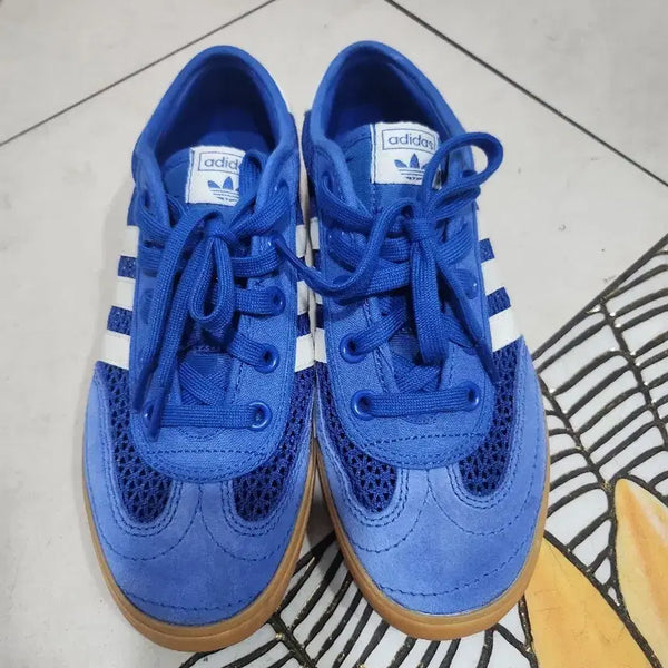 [BUNJANG] Adidas Tennis Shoe Blue White Stripes Size 235 / 아디다스 티슈테니스 235