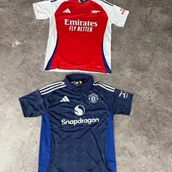 [BUNJANG] Manchester United 24/25 Away & Arsenal 24/25 Home Football Jerseys / 맨유어웨이 24/25,아스날24/25 홈 축구유니폼