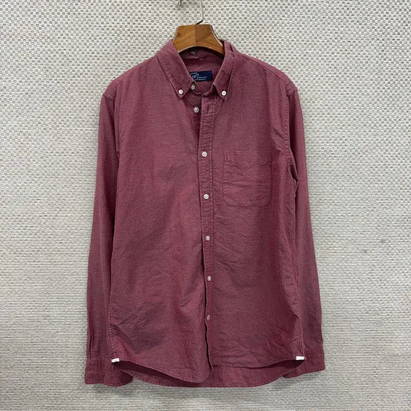 [BUNJANG] Gap M Striped Cotton Shirt / 갭 GAP 셔츠 M D08115