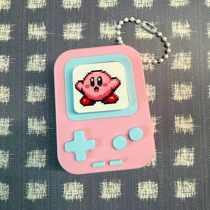 [BUNJANG] Kirby Clicker Keycap Keyring / 커비 키캡 클리커 키링