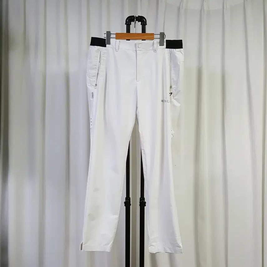 [BUNJANG] Master Bunny Men's Side-Banding Span Golf Pants White 34 / 23년 마스터버니 남성 옆밴딩 스판 골프바지 화이트 34 오일장