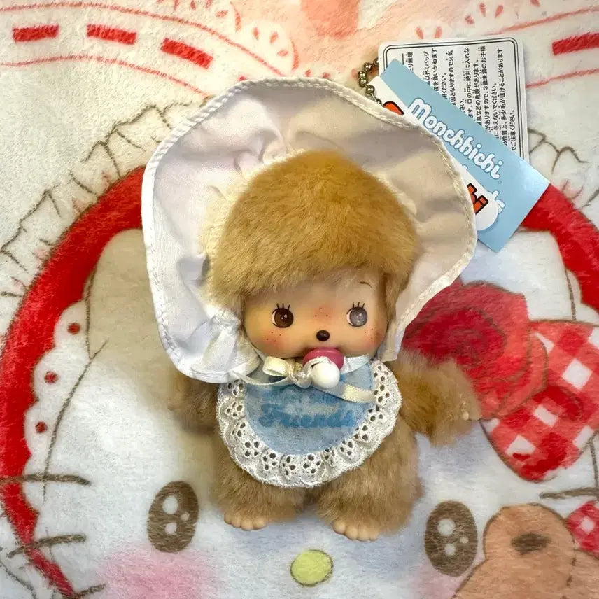 [BUNJANG] Monchhichi Sweet Sugar Bebechichi Keyring / 정품 몬치치 스위트슈가 베베치치 키링 새상품