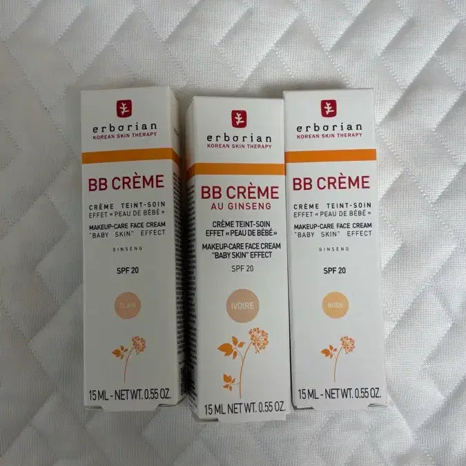 [BUNJANG] Erborian BB Cream (3 Shades) / 에르보리앙 비비크림 3종 개당 가격