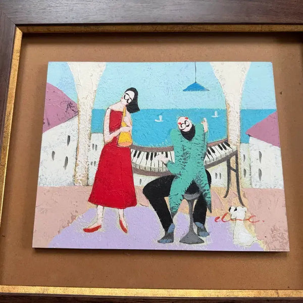 [BUNJANG] Choo Mi-hyun Western Painting "Lovers" / 서양화 연인 추미현작