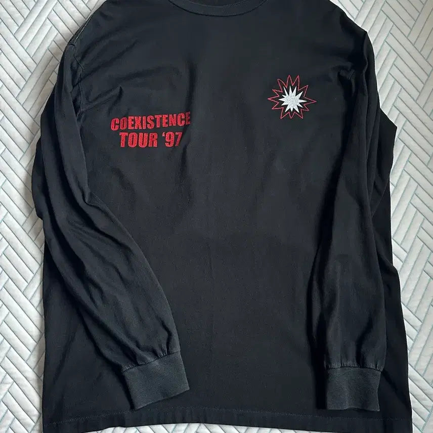 [BUNJANG] Blindfiles Band T Long Sleeve Shirt Size 2 / 블라인드파일즈 밴드티 롱슬리브 2사이즈