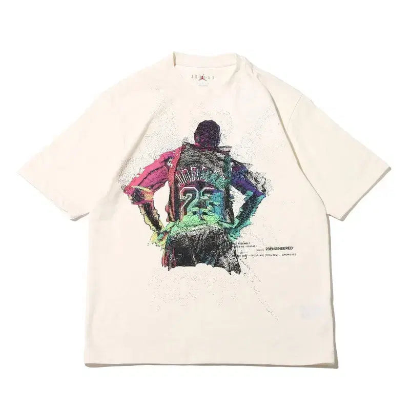 [BUNJANG] Nike Jordan Engineered Printing Big Size T-Shirt / 3XL 나이키 조던 23 엔지니어드 프린팅 빅사이즈 반팔티