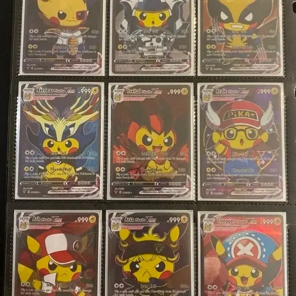[BUNJANG] Pikachu International Edition 55-Card Set Poncho / 피카츄 해외판 55장 세트 폰초