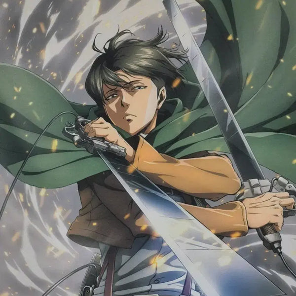 [BUNJANG] Attack on Titan Levi B2 Tapestry / 진격의거인 진격거 리바이 b2 태피스트리