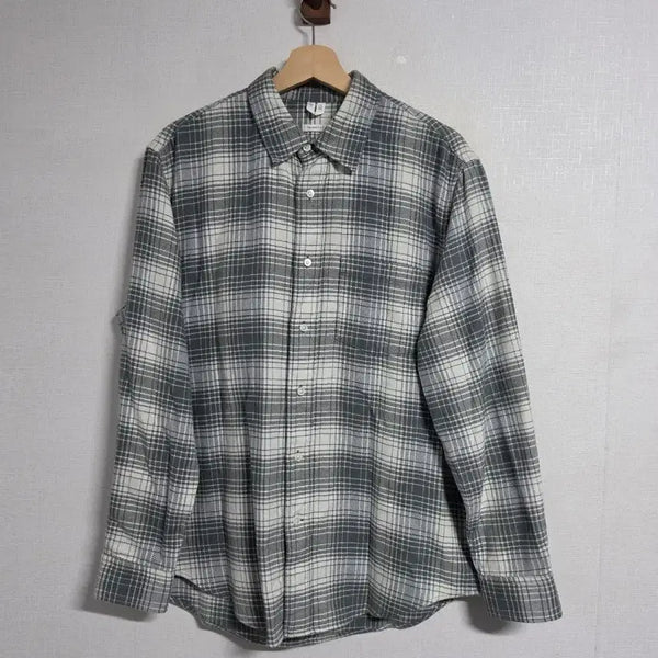 [BUNJANG] ARKET Flannel Check Shirt Size 48 / 아르켓 플란넬 체크 셔츠 48 / t0058