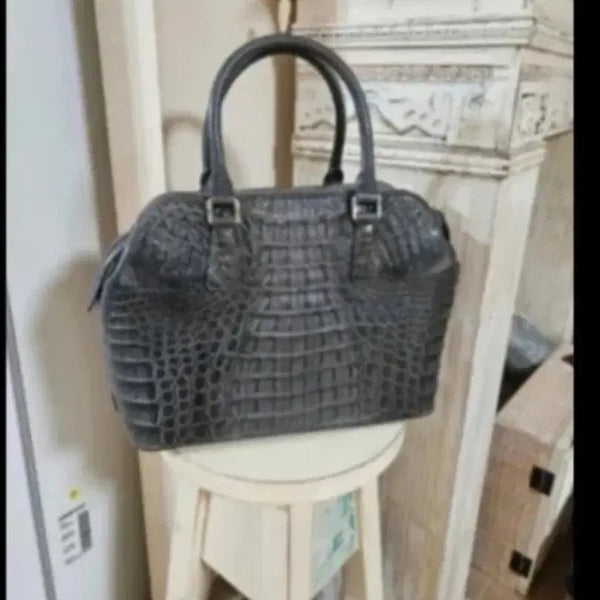 [BUNJANG] Murray Allan Crocodile Leather Crossbody Shoulder Bag (Unused) / 크로스 숄더 악어가죽백(미사용)