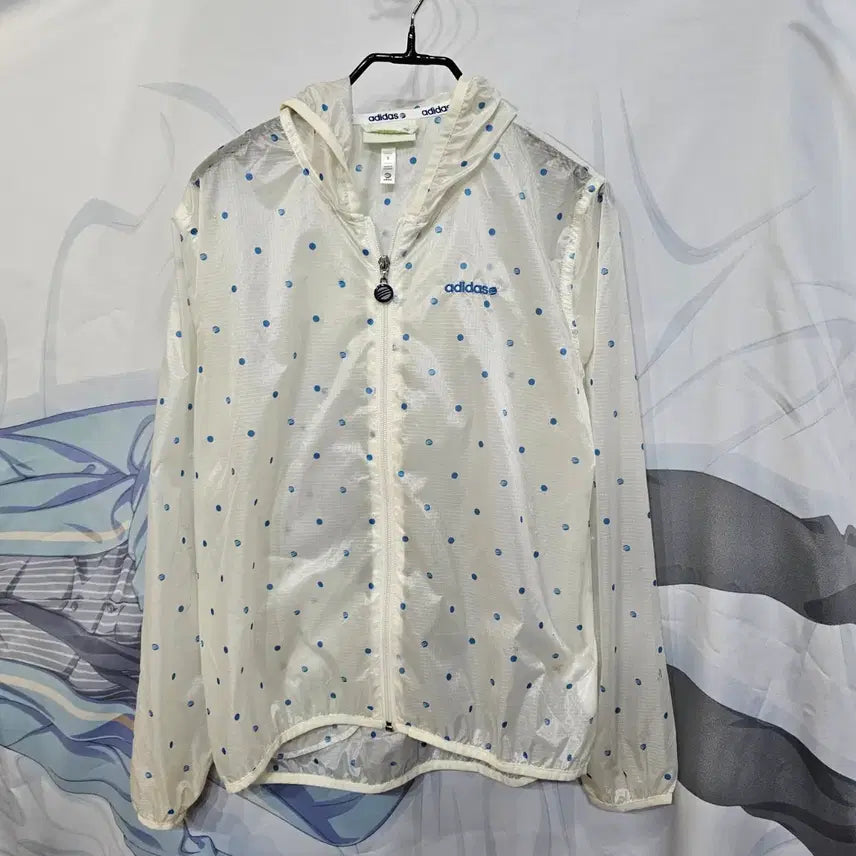 [BUNJANG] Adidas Polka Dot Windbreaker Jacket / 아디다스 도트 바람막이