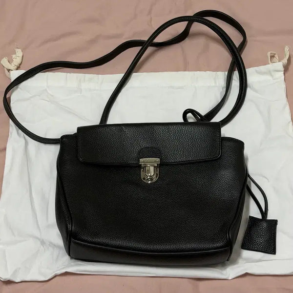 [BUNJANG] Ribbon Light Marrow Mini Bag Black / 리본빛 말로우 미니백 블랙