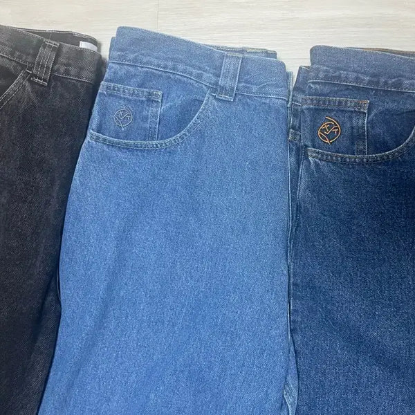 [BUNJANG] Polar Skate Big Boy Jeans Black/White / M) 폴라스케이트 빅보이 진 black/white