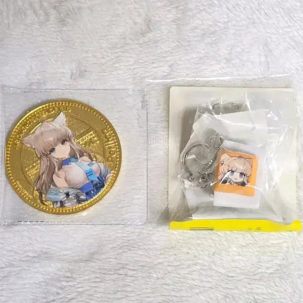 [BUNJANG] Arknights: Endfield Pelika Coin & Keyring Set (GS25 Collaboration) / 명일방주 엔드필드 GS25 콜라보 주화 키링 펠리카 세트