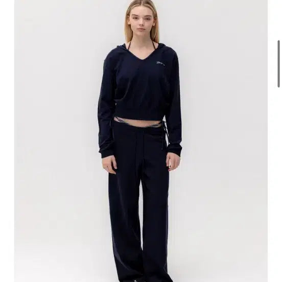 [BUNJANG] Glony G Hug Knit Pants Navy L / 글로니 G HUG KNIT PANTS 네이비 L